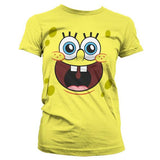 Billede af Svampebob Firkant, Svampebob: Sponge Happy Face T-shirt (Kvinder)