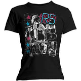 Billede af R5 Grunge Collage T-shirt til kvinder