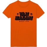 Billede af Van Halen World Tour '78 T-shirt