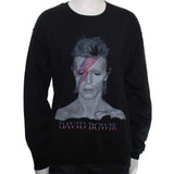 Sweatshirt med David Bowie