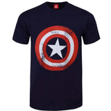 T-shirt billede af Captain Americas Shield 
