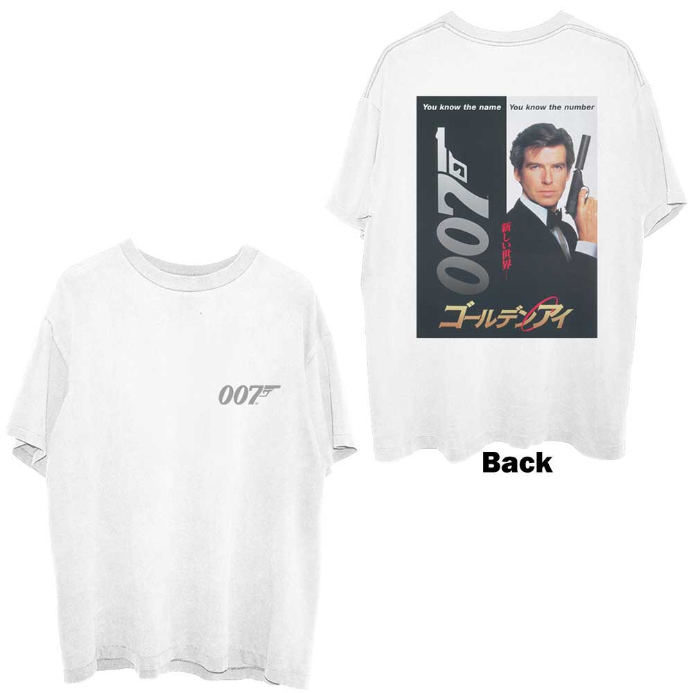 James Bond 007: Goldeneye Japanese Poster T-shirt – officielt merchandise
