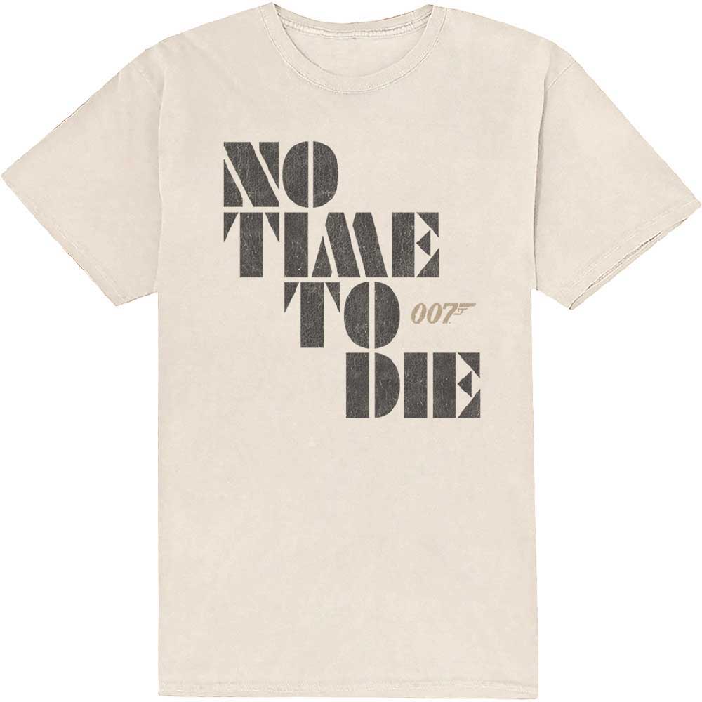 James Bond 007: No Time to Die (Natural) T-shirt – officielt merchandise