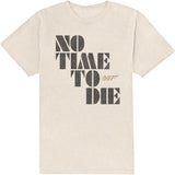 James Bond 007: No Time to Die (Natural) T-shirt – officielt merchandise