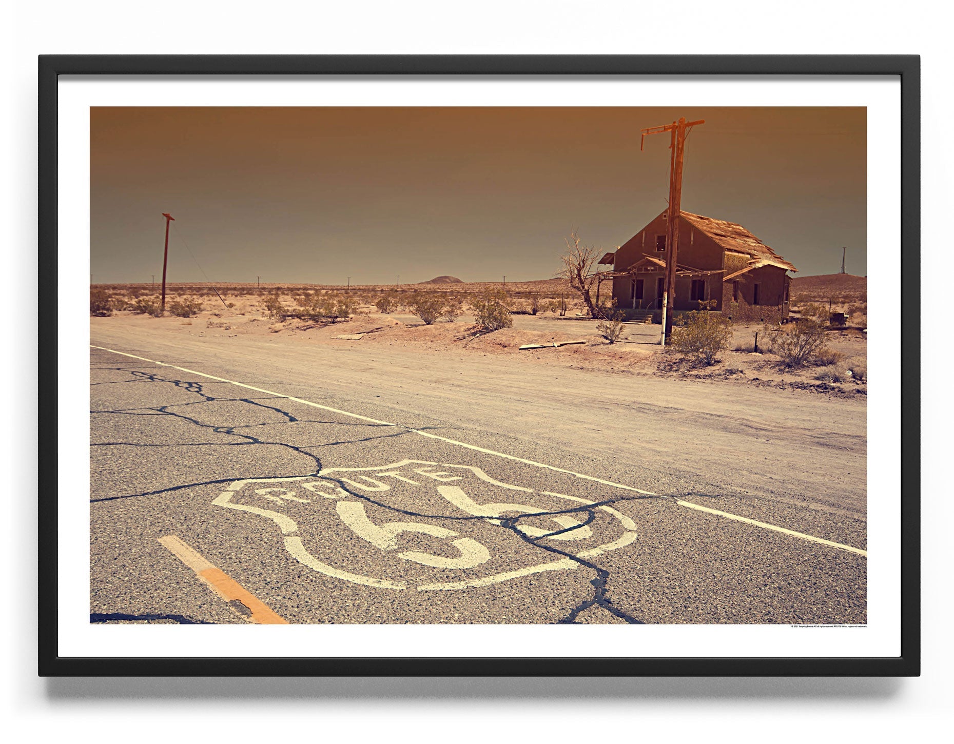 Route 66 Arizona Landscape Posters fra Route 66