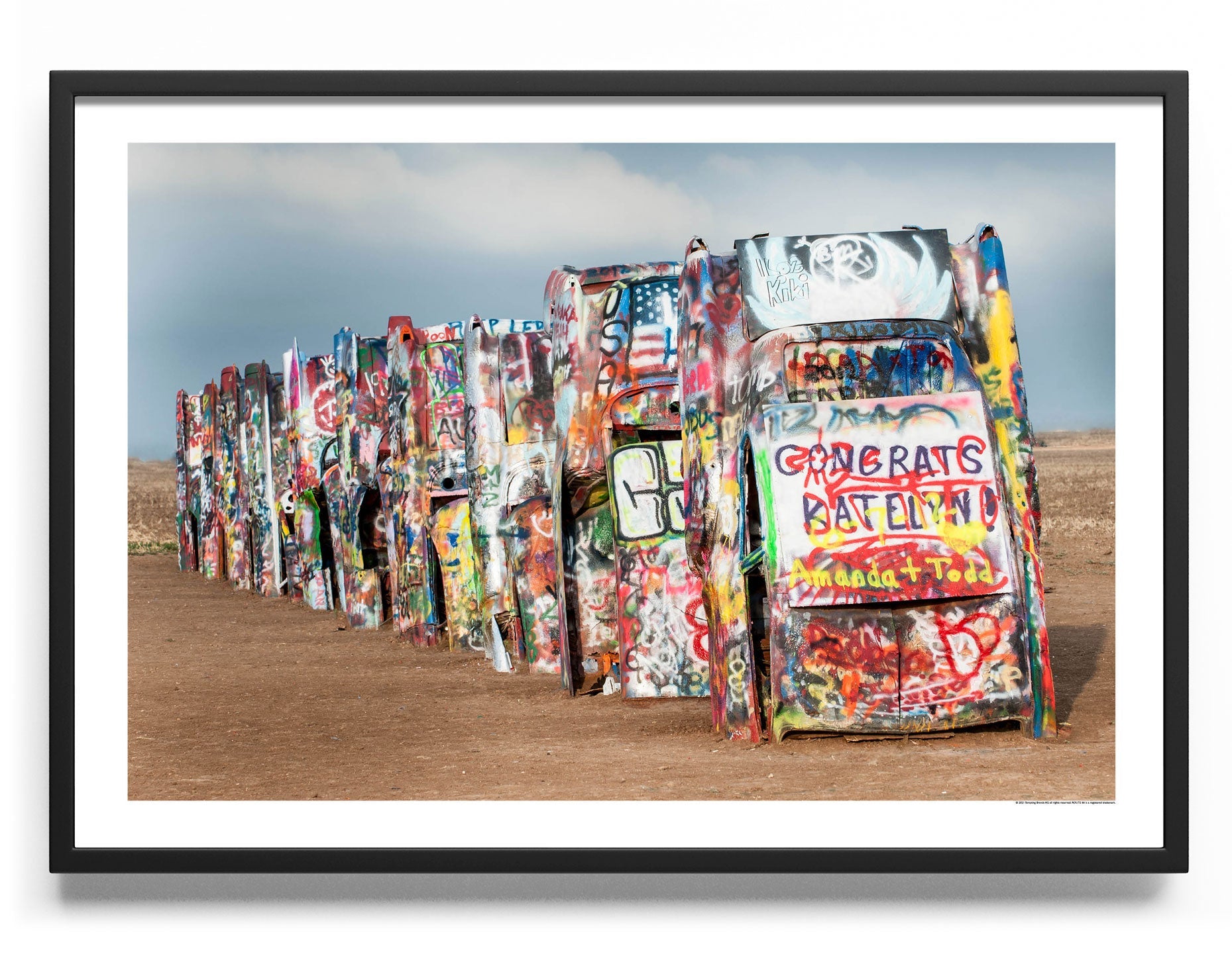 The Cadillac Ranch Posters fra Route 66
