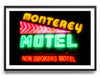 Monterey Motel Neon Sign Posters fra Route 66