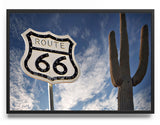 Route 66 Road Sign Sky Posters fra Route 66