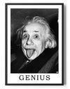 Genius - Albert Einstein Tongue Out Poster Posters fra Albert Einstein