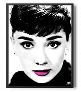 Audrey Hepburn Hot Lips Poster Posters fra Audrey Hepburn