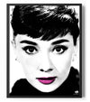Audrey Hepburn Hot Lips Poster Posters fra Audrey Hepburn