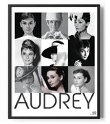 Mix of Audrey Poster Posters fra Audrey Hepburn