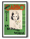 En Kvinnas Moral Film Poster Posters fra Greta Garbo