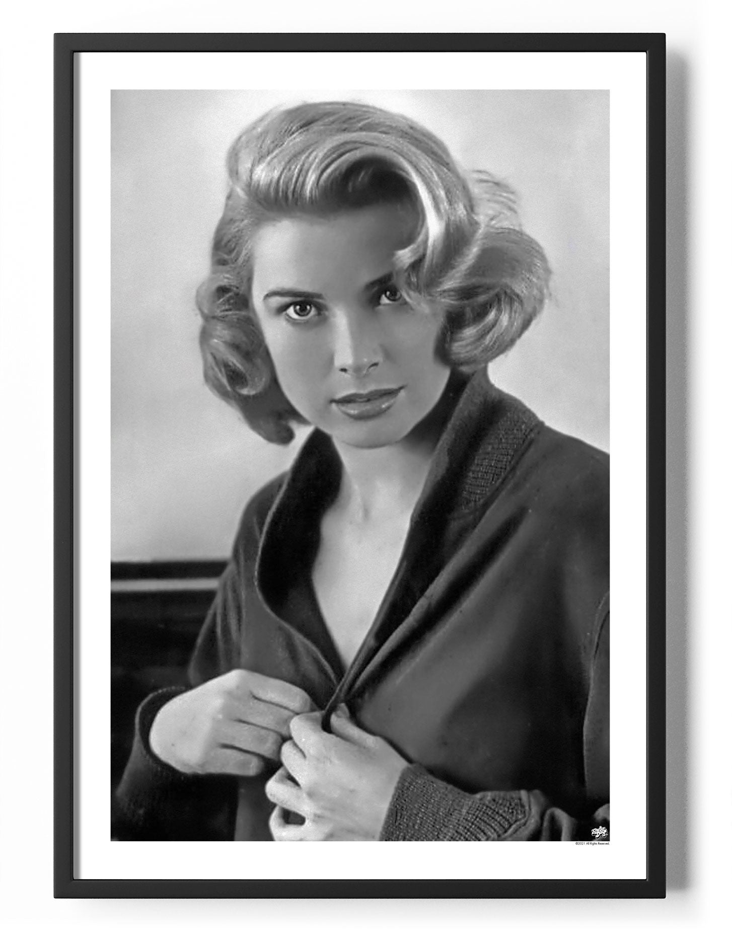 Grace Kelly B/W Photo Poster Posters fra Grace Kelly