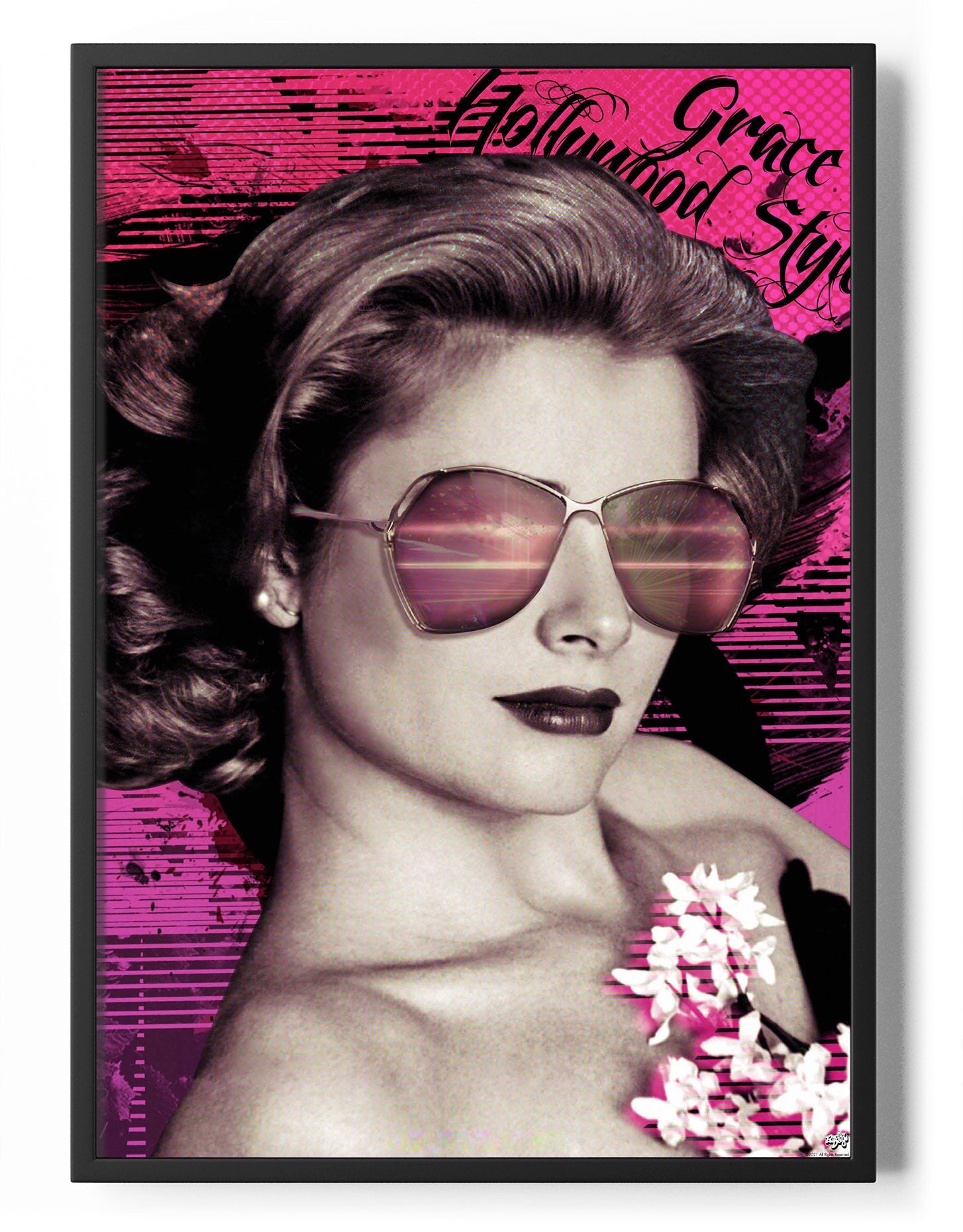 Grace Kelly Hollywood Style Poster Posters fra Grace Kelly