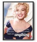 Make A Girl Laugh Poster Posters fra Marilyn Monroe