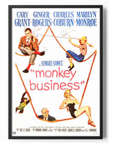 Monkey Business Movie Poster Posters fra Marilyn Monroe