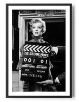 Monroe And Action Poster Posters fra Marilyn Monroe