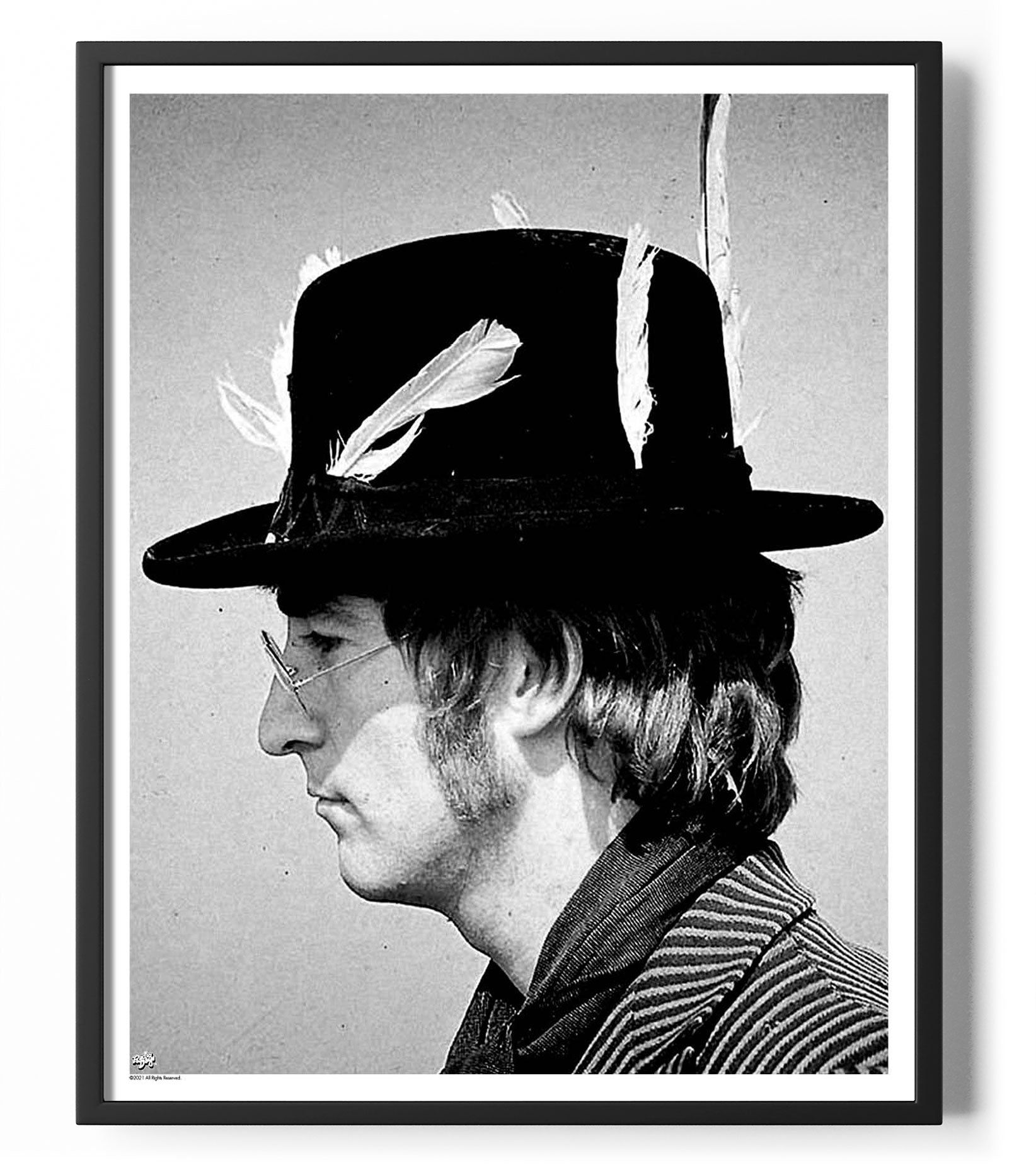John Lennon Hat Portrait Posters fra John Lennon