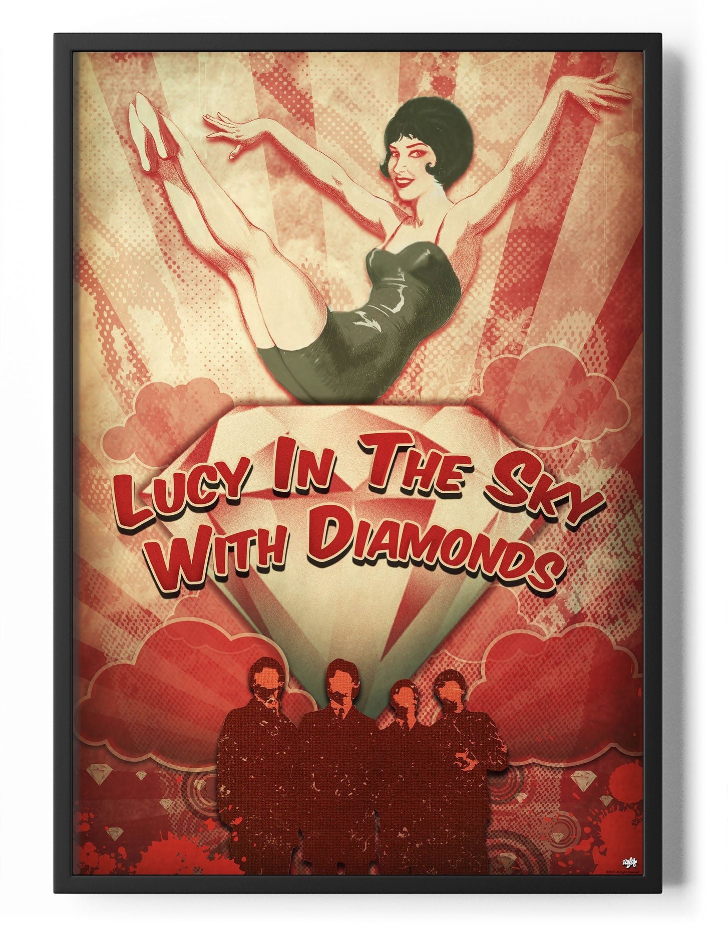 Lucy In The Sky With Diamonds Poster Posters fra The Beatles