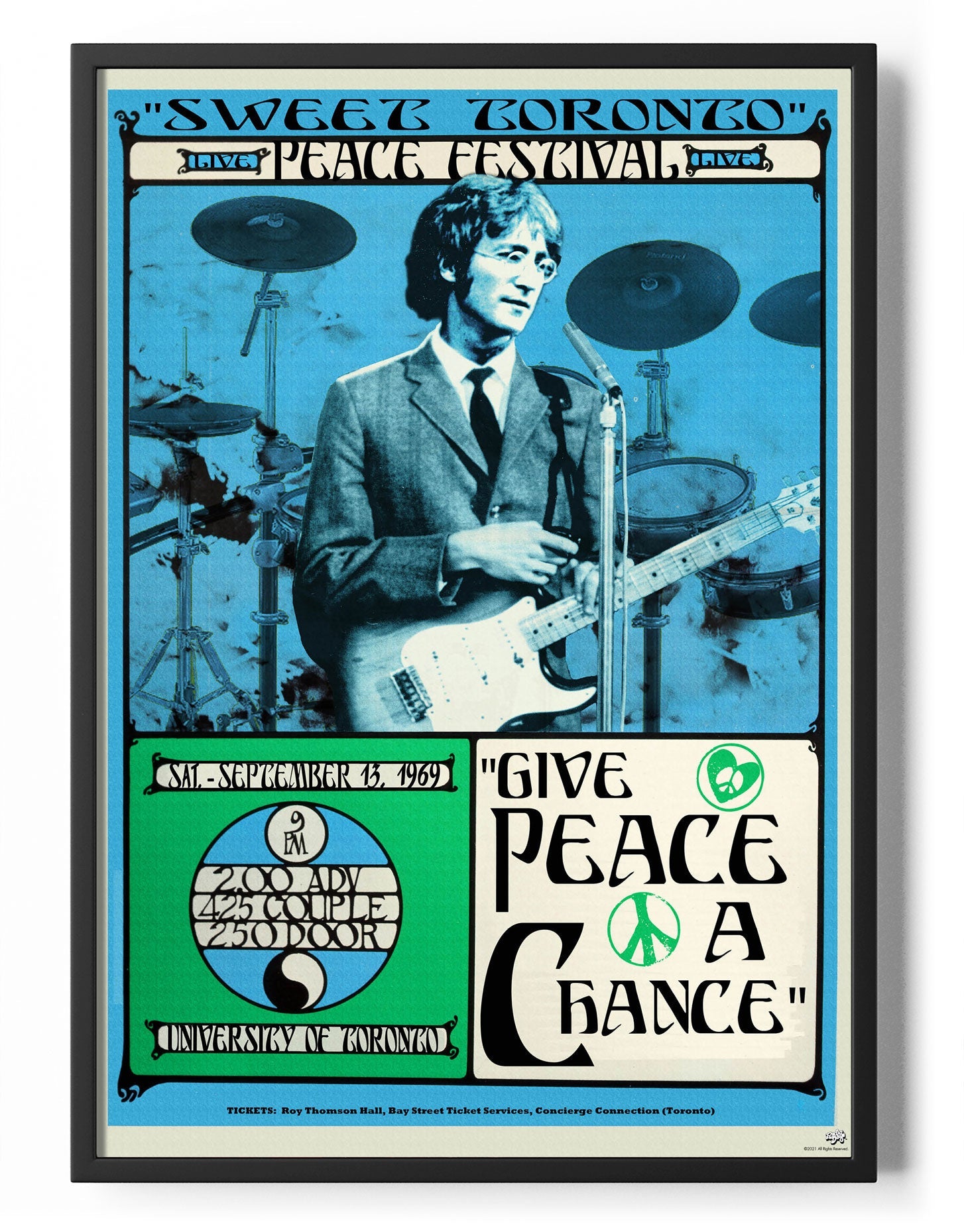 Sweet Toronto Peace Festival Poster Posters fra John Lennon