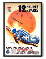 12 Heures De Paris Poster Posters fra Posters