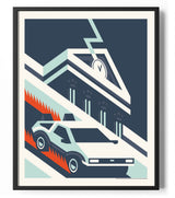Back To The Future Retro Art Poster Posters fra Back to the Future