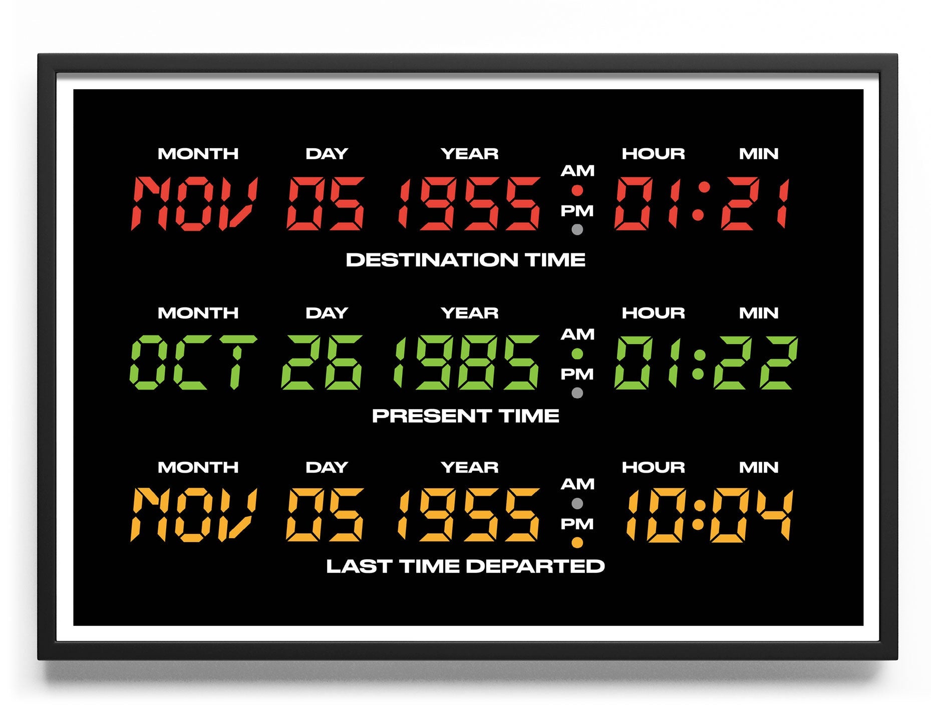 DeLorean Computer Poster Posters fra Back to the Future