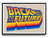 Back To The Future Retro Logo Poster Posters fra Back to the Future