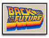 Back To The Future Retro Logo Poster Posters fra Back to the Future