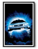 Flying DeLorean Poster Posters fra Back to the Future