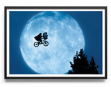 E.T. Moon Scene Poster Posters fra E.T. - The Extra Terrestrial