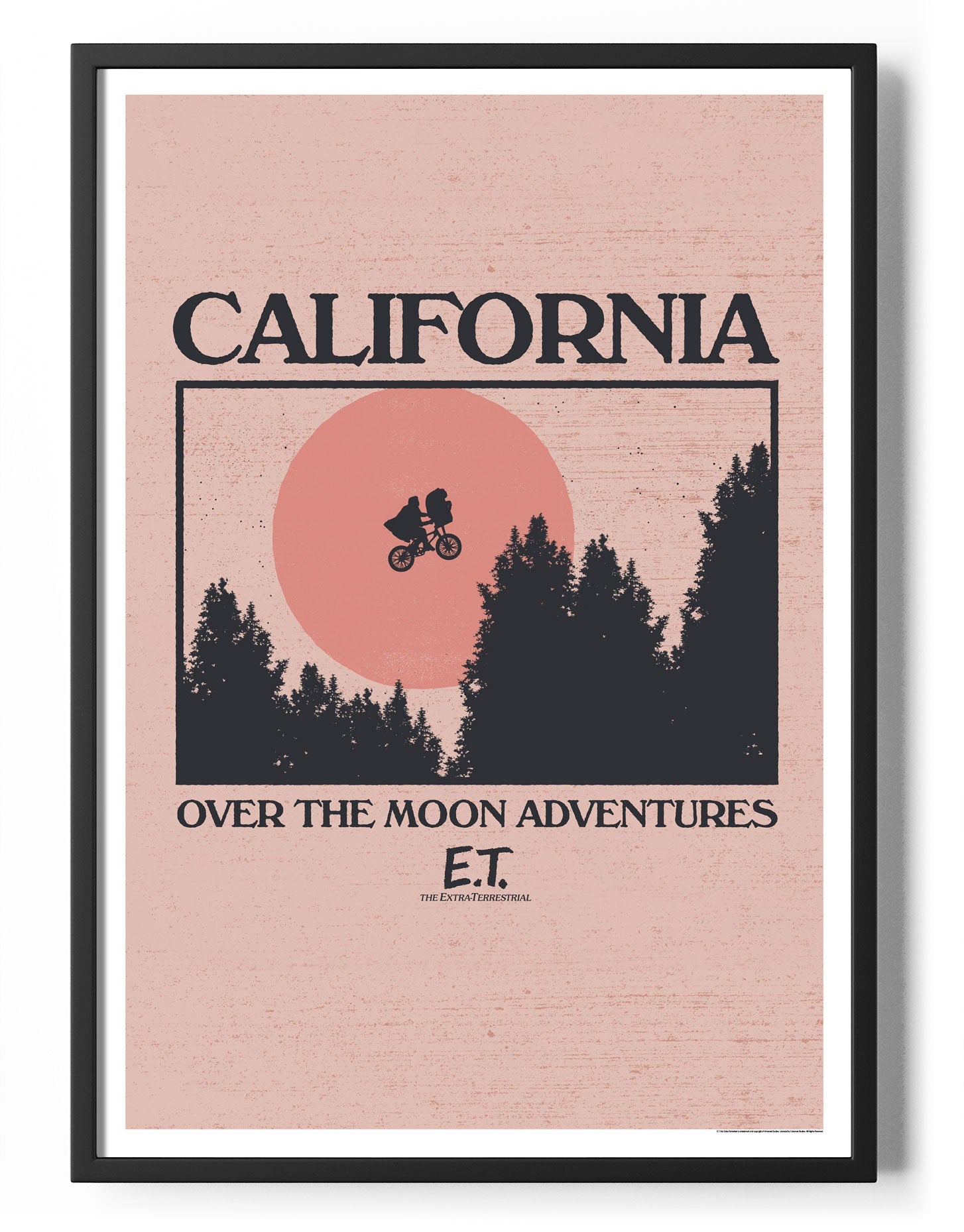 Over The Moon Adventures Poster Posters fra E.T. - The Extra Terrestrial