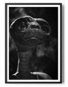 E.T. BW Portrait Poster Posters fra E.T. - The Extra Terrestrial