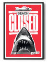 Beach Closed Since 75' Poster Posters fra Jaws