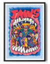 Jaws Cartoon Characters Poster Posters fra Jaws