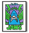 JAWS Art Poster Posters fra Jaws
