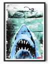 Jaws Haftone Poster Posters fra Jaws
