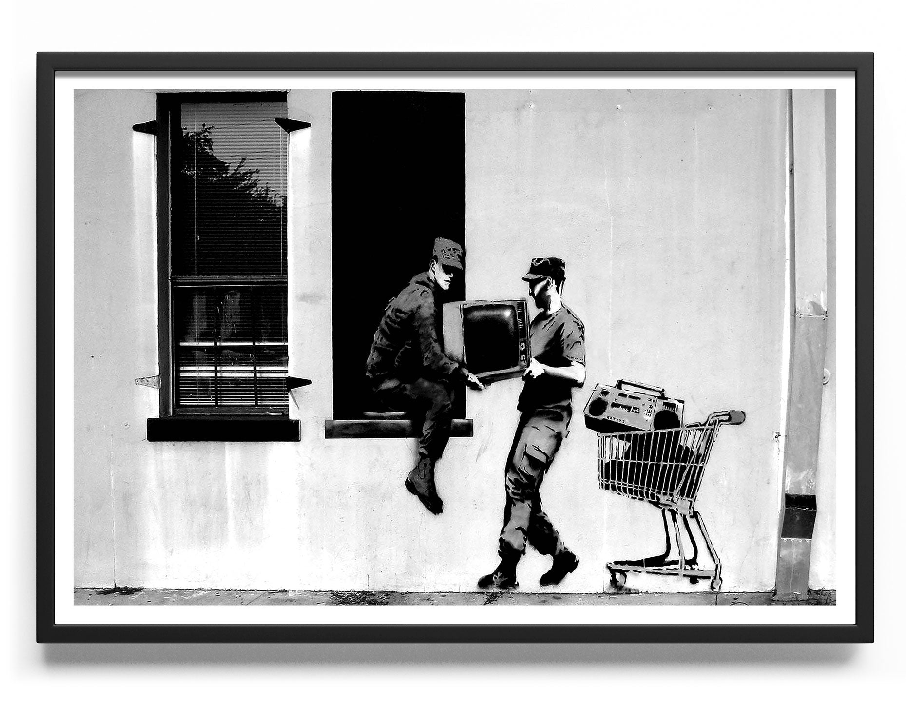 Stealing Soldiers Poster Posters fra Banksy