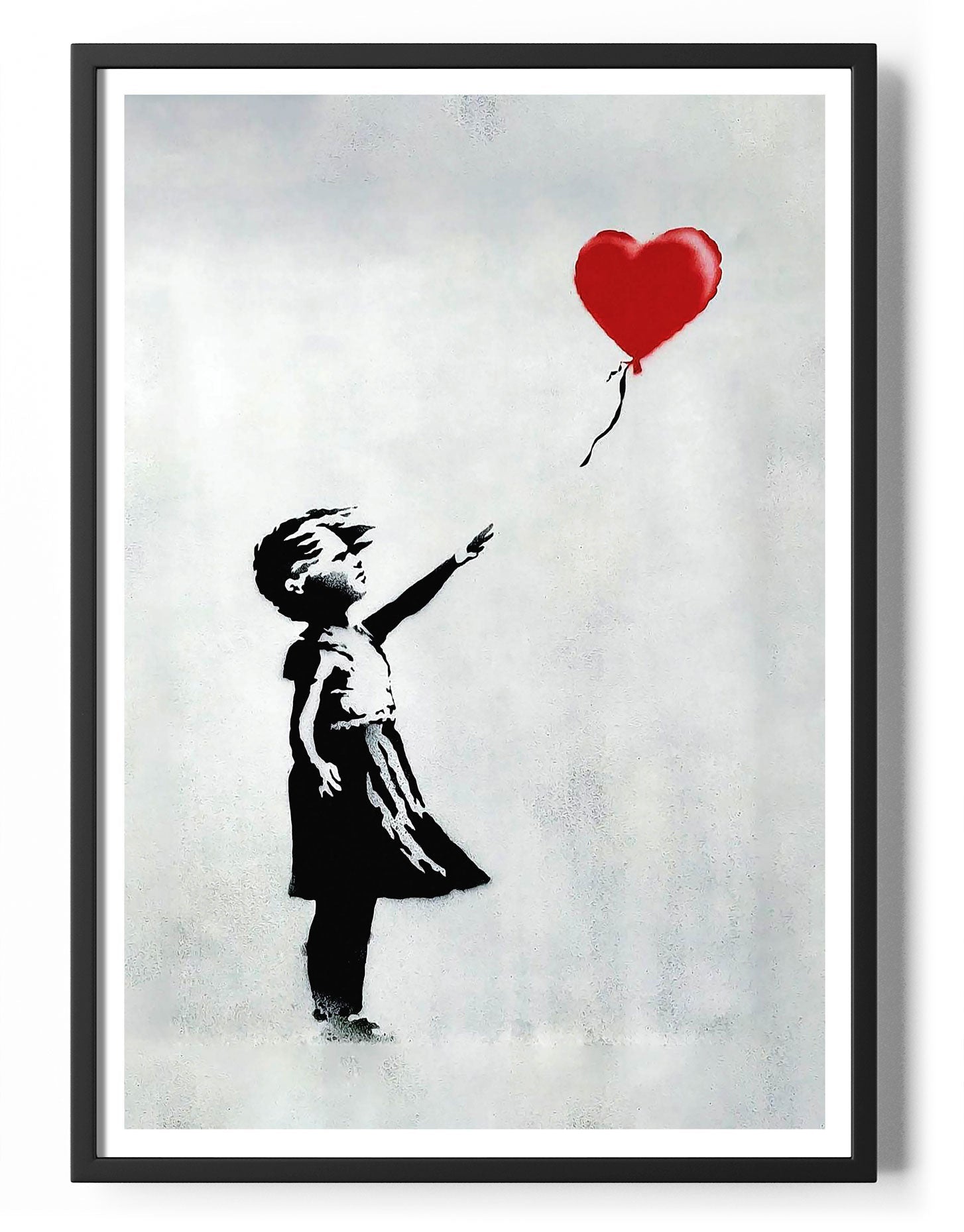 Banksy - Love Balloon Girl Poster Posters fra Banksy