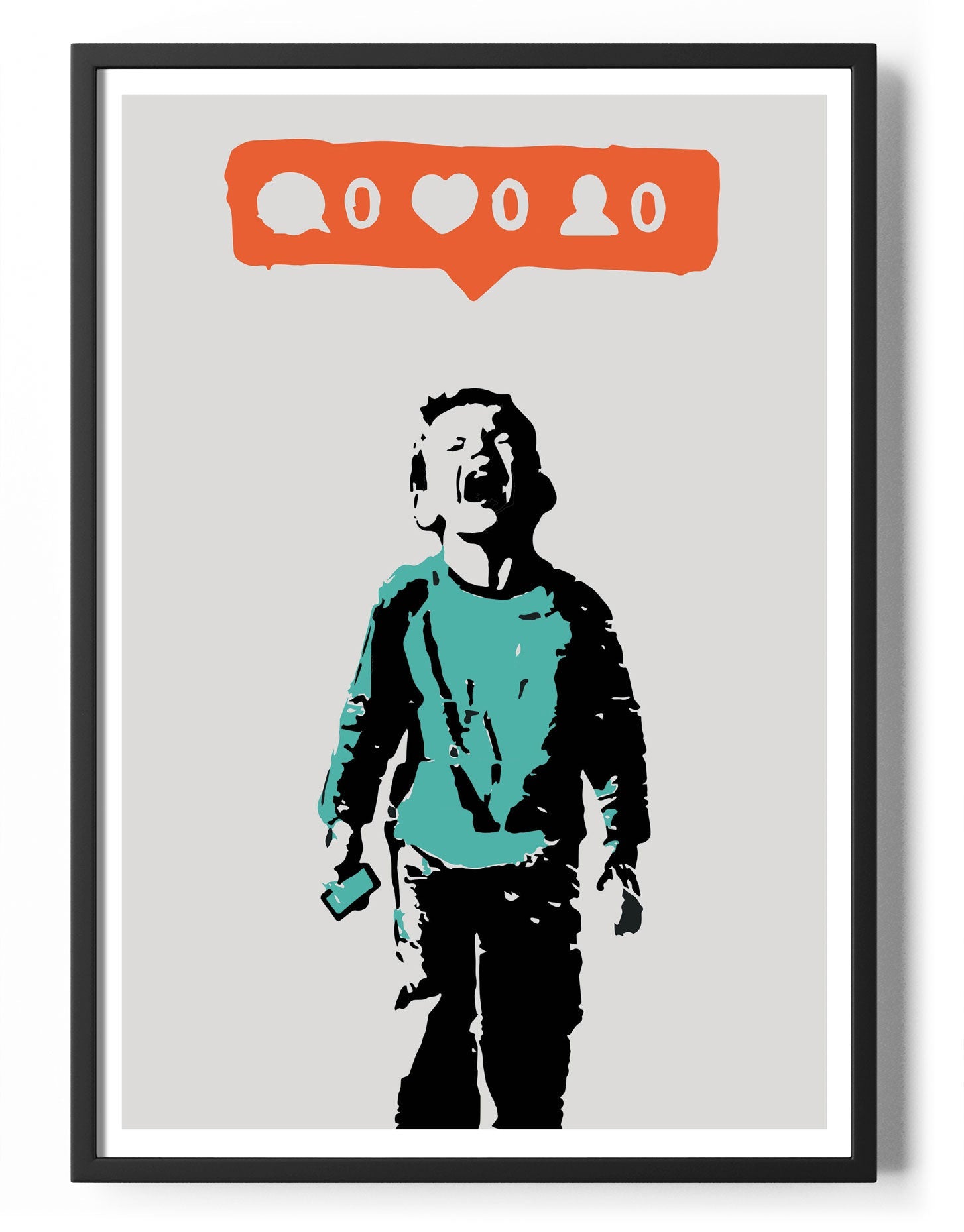 The Social Kid Poster Posters fra Posters