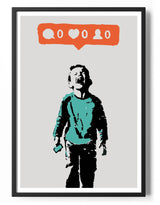 The Social Kid Poster Posters fra Posters