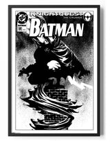 Batman Retro B/W Poster Posters fra Batman