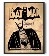 Batman Overdressed Vintage Poster Posters fra Batman
