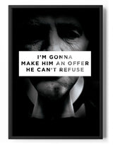 An Offer He Can't Refuse Poster Posters fra The Godfather
