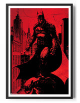 The Batman Sketch City Poster Posters fra Batman
