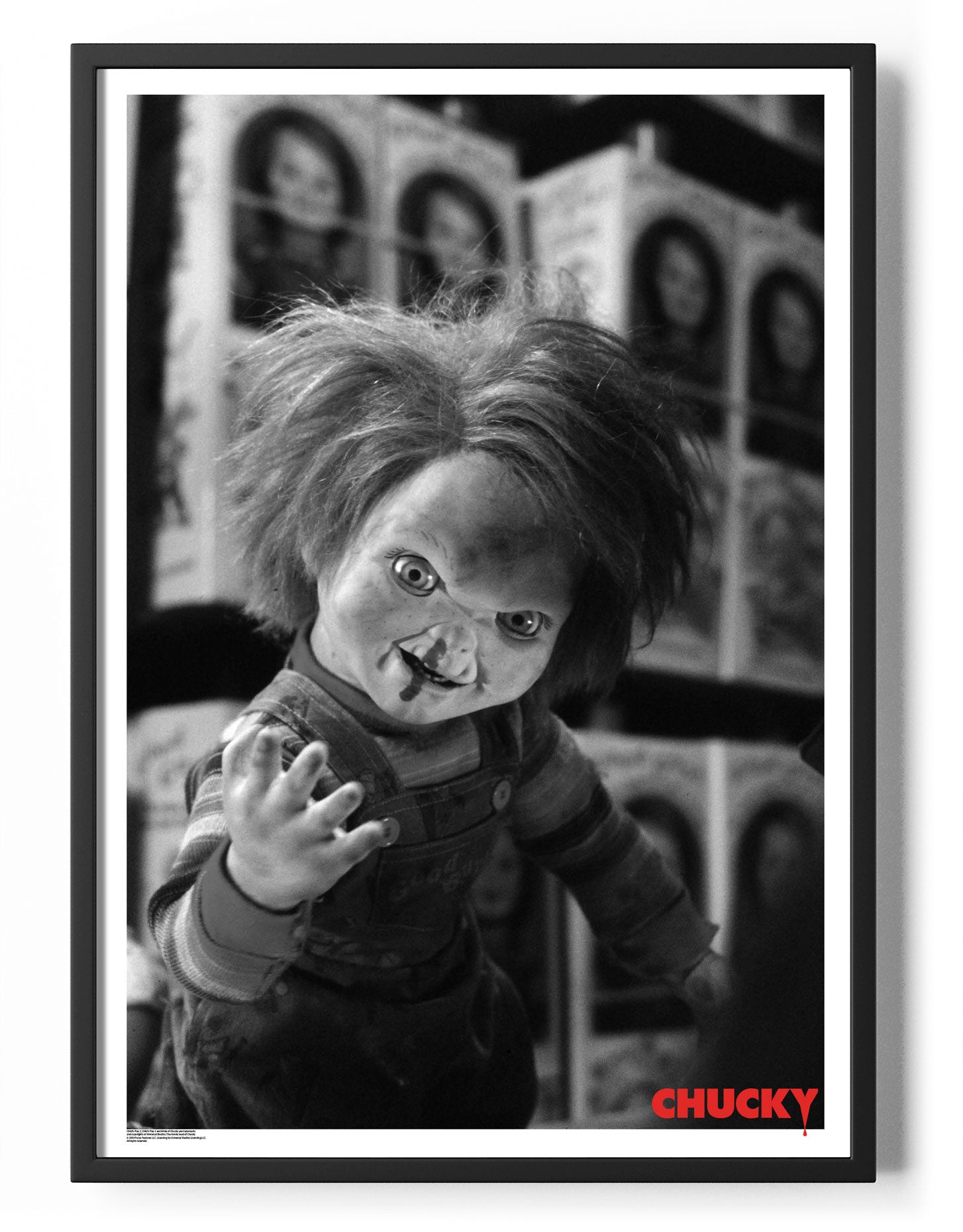 Chucky BW Photo Poster Posters fra Chucky
