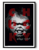 Chucky - Wanna Play Dark Poster Posters fra Chucky