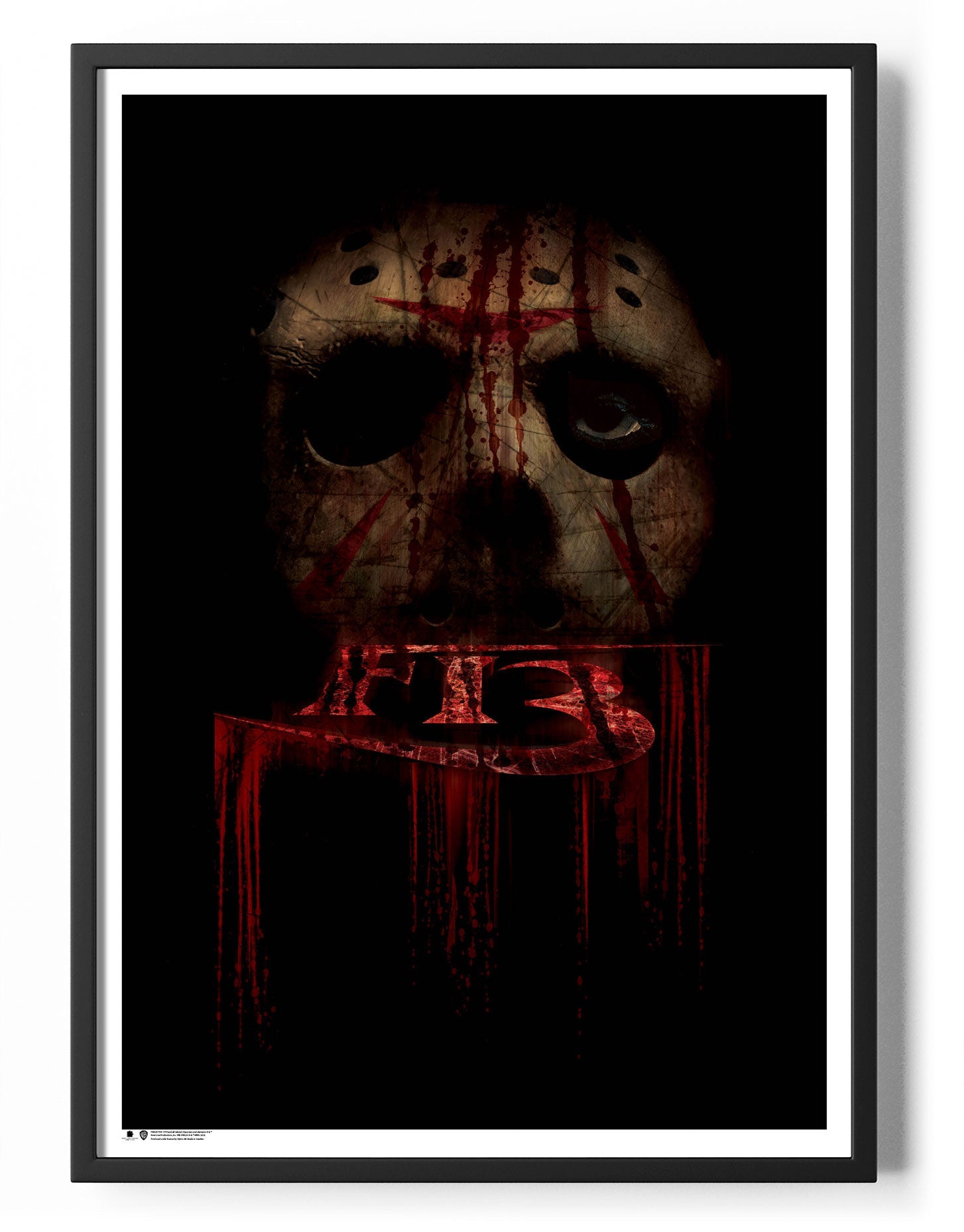 F13 Mask Poster Posters fra Friday The 13th