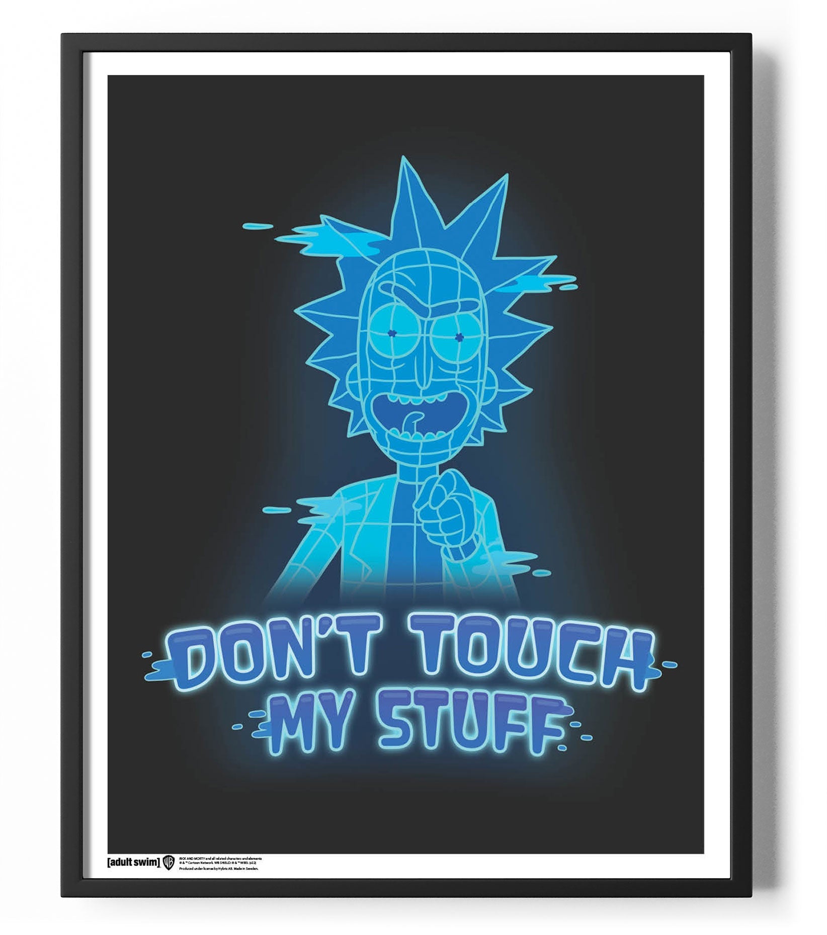 Don't Touch My Stuff Poster Posters fra Rick and Morty